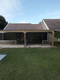 Timber Covered Patio Construction